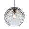 Besa Lighting Bombay Stem Pendant, Clear, Satin Nickel Finish, 1x60W Incandescent 1TT-BOMYCL-SN - alternate 1