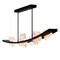Cwi Lighting Arcus Integrated LED 70in Black Chandelier with Handcrafted Glass 1711P70-7-101 - alternate 7