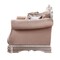 Homeroots 80in Champagne Velour Loveseat and Toss Pillows 348649 - alternate 5