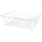 Simple Spaces Dish Drainer with Cutlery Basket, 20 lb Capacity, 18 in L, 13-1/2 in W, 5-1/2 in H, Steel JI-25C-3L - alternate 1