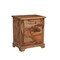 Homeroots 27" Brown Solid Wood Live Edge Three Drawer Nightstand 565301 - alternate 8