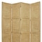 Homeroots 84" Yellow Wood Folding Four Panel Screen Room Divider 274886 - alternate 4