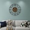 Homeroots Round Decorative Gear Iron Wall Clock 401315 - alternate 7