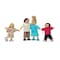 Plantoys Wooden Doll Family, Light Skin Tone & Brown Hair 7142 - alternate 6