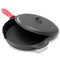 Megachef 12 Inch Pre-Seasoned Cast Iron Skillet with Cast Iron Lid MCCI-7756CV - alternate 7