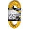 Powerzone SJTW Extension Cord, 12 AWG, Outdoor, 12/3, 1 Outlets, Yellow, 25 ft EC500825 - alternate 1