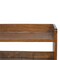 Homeroots 35in Brown Linen and Solid Wood Upholstered Storage Bench With Cabinet 717466 - alternate 9