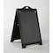 M&T Displays 24W x 36H SignPro Sidewalk Sign with Lens Protective Cover, Black UPSP120024X2000 - alternate 3