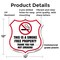 Signmission No Smoking Shield Sign This Is A Smoke F, 12 Inch X 12 Inch, Plastic Sign SHI-P-12-402 - alternate 6