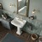 Whitehaus Collection Whitehaus Colleciton Pedestal Sink B-LO924-LO905-3H - alternate 6