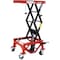 Edendirect 300 lbs. Capacity Motorcycle Scissor Jack in Red with 4-Wheels IR-W46577206 - alternate 14