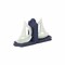 Homeroots Set of Two 5" Blue And White Cast Iron Sailboat Decorative Bookends, 2PK 483279 - alternate 6