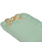 Homeroots 8in Aqua And Gold Cast Iron Ribbons Vanity Tray 634800 - alternate 9