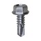 Auveco 1/4in-14 x 3/4in Teks Washer Head Number 3 Teks Screw Zinc, 100PK 9620 - alternate 1