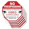 Signmission No Trespassing This Property Is Pro, 4 inch X 4 inch, Vinyl Decal, 5PK OC-D-5PACK-4-93 - alternate 1