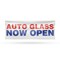 Signmission Auto Glass Now Open, 36 Inch x 96 Inch, Vinyl Banner B-96-30469 - alternate 1