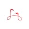 Monoprice Cat6A Ethernet Patch Cable - Bendable UTP 28AWG 1ft Red 49024 - alternate 3