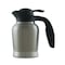 Service Ideas Ergoserv Carafe, Vacuum Insulated, 0.6 Liter, 20 oz, Stainless/Black 10-00006-000 - alternate 1