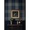 A-Street Prints Westley Navy Plaid Wallpaper 4147-27386 - alternate 5