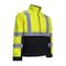 2W International High Viz Softshell Jacket, Medium, Lime, Class 3 SHL35C-3 M - alternate 7