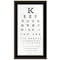 Homeroots Eye Chart II 3 Black Framed Print Wall Art 407450 - alternate 1