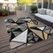 Homeroots 3' X 5' Black Beige And Gray Geometric Washable Indoor Outdoor Area Rug 600348 - alternate 8