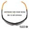 Klein Tools Safety Glasses, Anti-Fog & Anti-Scratch, Gray Lens, Black/Orange Frame 60160 - alternate 8
