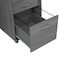 Homeroots 48" Gray Wood Computer Desk With Two Drawers 723749 - alternate 7