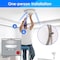 Energetic Lighting 16in LED Ceiling Light Dimmable Modern Flush Mount Brushed Nickel Selectable Color and Watts, 6PK FMB16R22E92750-6P - alternate 5
