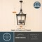 Vaxcel Cottage Grove 4-Light Matte Black Traditional Open Cage Lantern Pendant Light P0466 - alternate 9