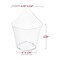 Smarty Had A Party 4.375" Clear Teardrop Disposable Plastic Cups (288 Cups), 288PK 2625-CASE - alternate 8