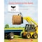 Vevor Skid Steer Pallet Frame Hitch Receiver & Spear Sleeves, 4000 lbs Capacity WBS-025 - alternate 6