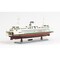Homeroots 11" Brown and White Washington Ferry Boat Hand Painted Decorative Boat 401890 - alternate 7