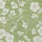 Homeroots 5' X 8' Artichoke Green And Ivory Floral Washable Indoor Outdoor Area Rug 599851 - alternate 6