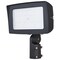 Nuvo LED Flood Light 150/125/100 3K/4K/5K CCT Selectable Beam Angle Selectable Bronze 120-347V 65/1542 - alternate 1