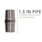 Stz Industries 1/2 in. MIP each X 1/2 in. D MIP Black Steel 1-1/2 in. L Nipple 300UP12X112 - alternate 8