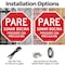 Signmission Pare Sonar Bocina Proceder Con Prec, 6 inch X 6 inch, Plastic Sign, 2PK OC-P-2PACK-6-205 - alternate 7