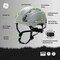 Ge Safety Helmet, Vented, Gray GH400G - alternate 4