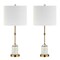 Jonathan Y Hopper 27 in. Marble/Crystal LED Table Lamp, Brass, 2PK JYL5003A-SET2 - alternate 6