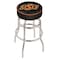 Holland Bar Stool Co 30" Oklahoma State Cushion Seat, 2-Ring Chrome Swivel Bar Stool L7C130OKStUn - alternate 1