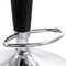 Elama 2 Piece Adjustable Plastic Bar Stool in Black with Chrome Base ELM-513-BLK - alternate 6