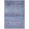 Homeroots 3' X 5' Blue Aqua And Charcoal Floral Washable Indoor Outdoor Area Rug 606182 - alternate 7