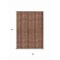 Homeroots 3' X 5' Blush Burgundy And Pink Striped Washable Indoor Outdoor Area Rug 615031 - alternate 7