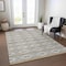 Homeroots 10' X 14' Gray Ivory And Brown Geometric Washable Indoor Outdoor Area Rug 599633 - alternate 9