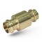 Everflow Press Inline Spring Loaded Check Valve, Cast Brass 1-1/4" 150R114-NL - alternate 1