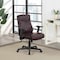 Office Star Products Exec Seating Faux Leather Mid Back Managers Office Chair, Chocolate FL91201-u2 - alternate 9