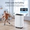 Edendirect 50 pt. 4500 sq. ft. Portable Dehumidifier in White, with Bucket, Drain Hose, Continuous Run ZR-CSJ-W-01 - alternate 6