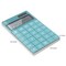 Deli NUSIGN Desktop Calculator, 12-Digit Wide Display, Dual Power, Blue, 10PK ENS041 - alternate 3