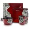 Elama Winter Bloom 16 Piece Square Stoneware Dinnerware Set EL-WINTERBLOOM - alternate 6