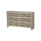 Homeroots 57" Gray Solid Wood Six Drawer Dresser 569588 - alternate 14